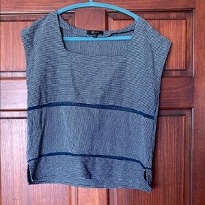 Frye Striped Navy Blue Women's Top